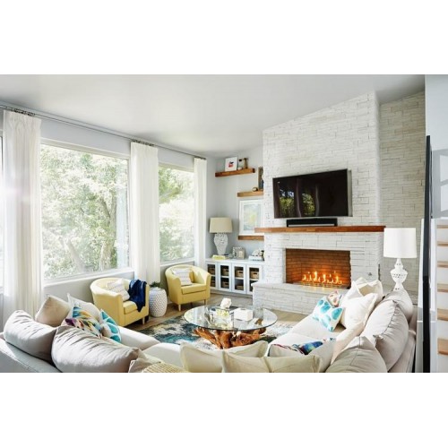 Механічний біокамін, камін на біопаливі Gloss Fire Катмай 750