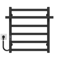 Рушникосушарка електрична Nicolе П6 500х600 Deffi Чорний JD04 (A.NI.60.50.6.E.B.L.2)