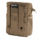 Сумка-підсумок тактична Mil-Tec molle Drop Pouch 14 х 7 х 20,5 см Койот 16156305