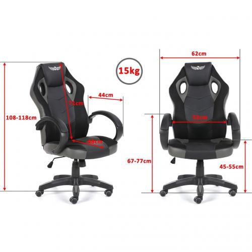 Комп'ютерне крісло Nordhold Ullr RED