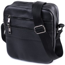 Сумка-месенджер SHVIGEL 22847 19х21х7 см Чорний