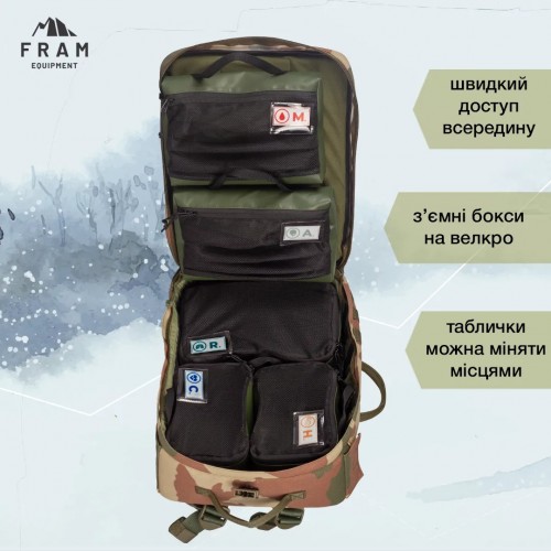 Рюкзак Fram Equipment TacMedBag 1.0 44х33х17 см Зелений (1044-id_7121) Рюкзак Fram Equipment TacMedBag 1.0 44х33х17 см Зелений (1044-id_7121)