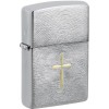 Запальничка бензинова Zippo Spiritual Cross Design Сріблястий (46479)