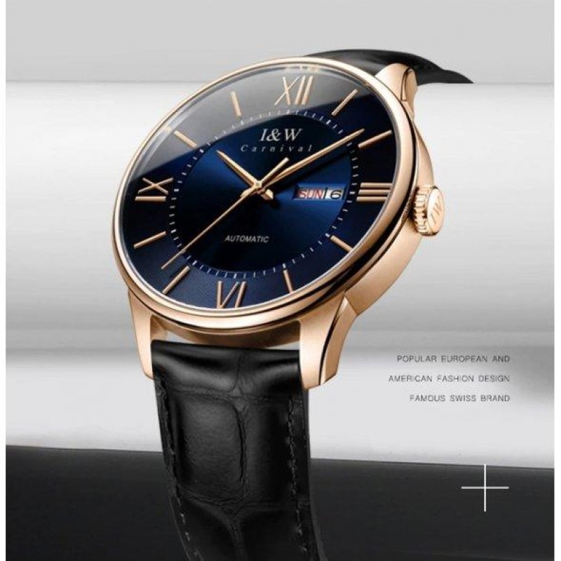 Годинник наручний чоловічий Carnival Atlantis Black