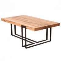 Кавовий журнальний столик у стилі Loft NS-487 430x900x500 мм Черный