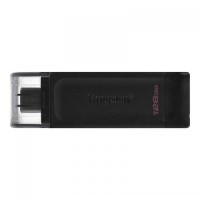 Флеш-накопичувач USB3.2 128GB Type-C Kingston DataTraveler 70 Black (DT70/128GB)