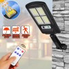 Вуличний настінний світильник Solar Light BK-4-320SMD з пультом ДУ та сонячною батареєю LED ліхтар