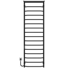 Рушникосушарка електрична Трапеція з полицею П16 500х1700 Deffi Чорний JD03 (C.TP.170.50.16.E.B.L.1)