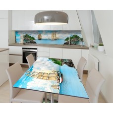 Наклейка вінілова на стіл Zatarga  