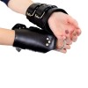 Манжети для підвісу за руки Kinky Hand Cuffs For Suspension з натуральної шкіри, колір чорний в інтернет супермаркеті PbayMarket!