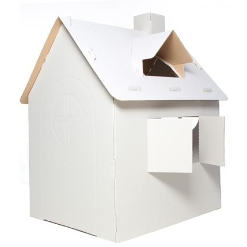 Картонний будиночок для ігор та малювання Бертик  Картонний будиночок для ігор та малювання Бертик