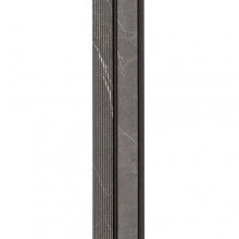 Декоративна стінова рейка Sticker Wall PS 2900x120x12 мм Чорний мармур (SW-00001751)