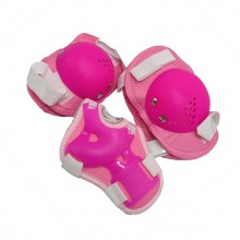 Комплект захисний дитячий Bambi MS 0032-2(Pink) М наколінники, налокітники, зап'ястя