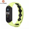 Ремінець MiJobs Sport Style для Xiaomi Mi Band 5/6 Lime Black
