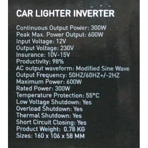 Перетворювач напруги інвертор автомобільний S-link 12V 220V 300W (1756375642) в інтернет супермаркеті PbayMarket!