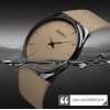 Наручний класичний годинник Skmei 1601S коричневий