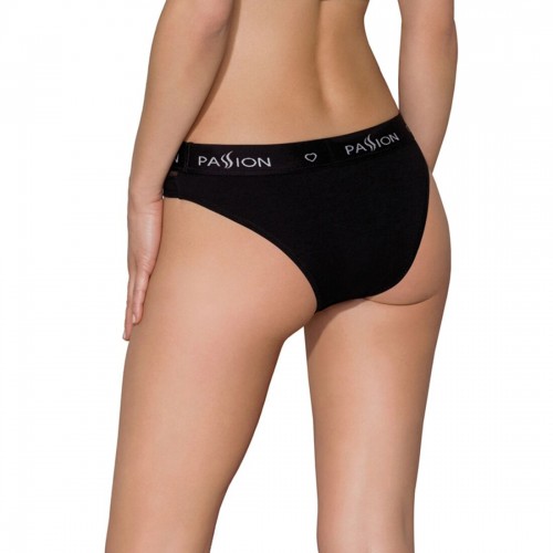 Трусики з прозорою вставкою Passion PS006 PANTIES black, size S в інтернет супермаркеті PbayMarket!