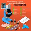 Мікроскоп навчальний No Brand 100-1200x Синій (micros-1200)