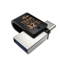 Флеш-накопичувач USB3.1 32GB OTG Type-C Team M181 Black (TM181332GB01)