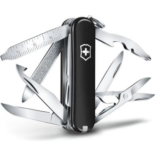Складаний ніж Victorinox Minichamp 58 мм 18 функцій Чорний (0.6385.3) Складаний ніж Victorinox Minichamp 58 мм 18 функцій Чорний (0.6385.3)