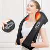 Універсальний роликовий електричний масажер для спини шиї та плечей Inspire 055K Black (BISD-055K)