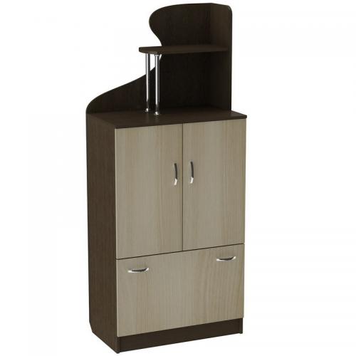 Комод із надбудовою Тиса Мебель К-81 Венге Дуб молочний 183x47x80 см Комод із надбудовою Тиса Мебель К-81 Венге Дуб молочний 183x47x80 см