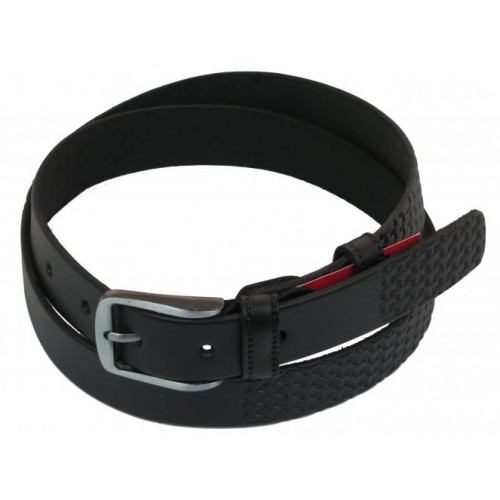 Шкіряний ремінь Skipper 110-130 x 3.5 см Чорний (1018-35) Шкіряний ремінь Skipper 110-130 x 3.5 см Чорний (1018-35)