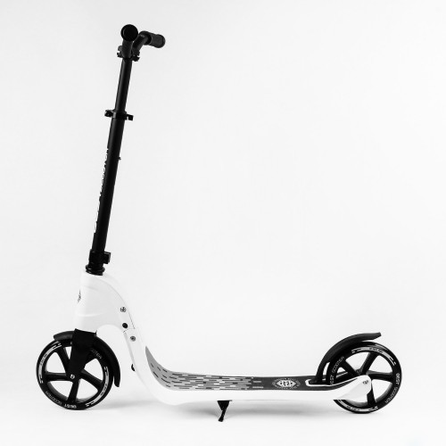 Самокат двоколісний Best Scooter складаний PU колеса широке велосипедне кермо 100 кг Black/White (105380) Самокат двоколісний Best Scooter складаний PU колеса широке велосипедне кермо 100 кг Black/White (105380)