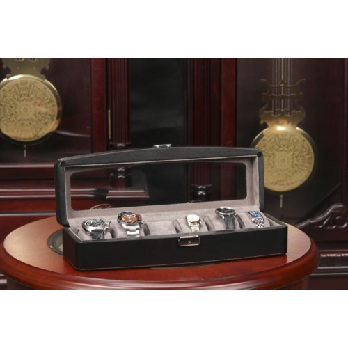 Скринька для зберігання годинників Salvadore 38х13х8,5 см 6W-HX-BC Скринька для зберігання годинників Salvadore 38х13х8,5 см 6W-HX-BC