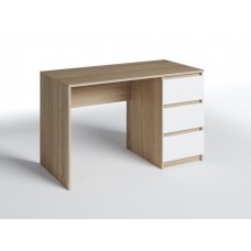 Стіл письмовий Меблева Площа СП-7 120х60х75 см Дуб сонома + Білий