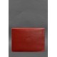 Шкіряний чохол-конверт на магнітах для MacBook 13 Червоний BlankNote