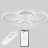 Стельова LED люстра Sunlight 5805/2+2+2 Білий