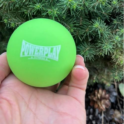 Масажний силіконовий м'яч PowerPlay PP-4354 Silicone Lacrosse Ball 6.5 см Зелений Масажний силіконовий м'яч PowerPlay PP-4354 Silicone Lacrosse Ball 6.5 см Зелений