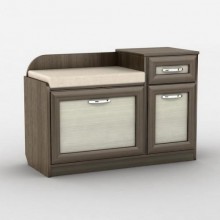 Тумба для взуття Тиса Мебель ТО-105 Венге 64.5x90 см