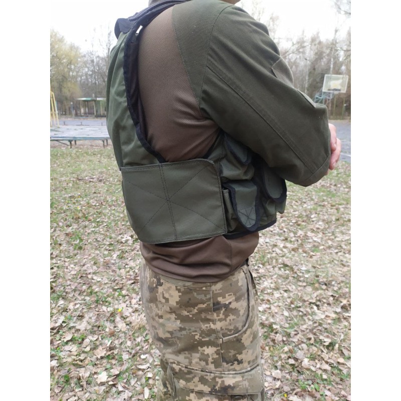 Плитоноска-розвантаження регульована Дорожка хакі ТРО-2 5002