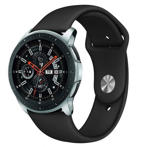 Ремінець BeWatch силіконовий для Samsung Galaxy Watch 46 мм Чорний (1020301) Ремінець BeWatch силіконовий для Samsung Galaxy Watch 46 мм Чорний (1020301)
