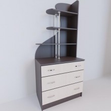 Комод із надбудовою Тиса Мебель К-83 Венге Дуб молочний 183x47x80 см