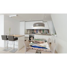 Наклейка вінілова на стіл Zatarga «Сірий Прованс» 650х1200 мм Z180813/1st