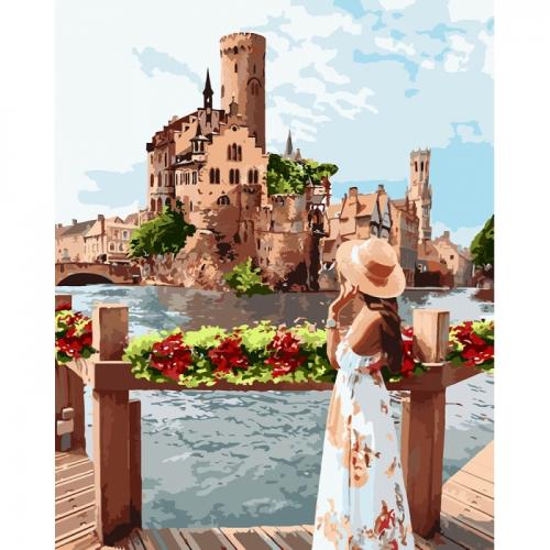 Картина за номерами Ідейка Мальовнича місцевість 40*50см Картина за номерами Ідейка Мальовнича місцевість 40*50см