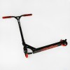 Самокат трюковий пеги алюмінієвий диск та дека колеса Best Scooter Reactor HIC-система PU Black and red (112772)