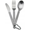 Набір столовий Esbit Titanium cutlery set 3 шт Сірий (017.0016)