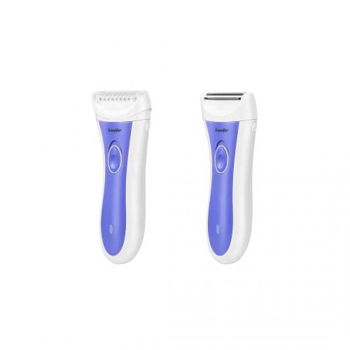 Жіноча акумуляторна бритва Sonifer 2 in 1 SF-9566 Біло-синій