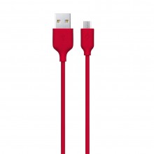 Кабель Ttec (2DK7530K) USB - мікроUSB 1.2м, Red