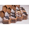Сотова скринька-органайзер для 10 годинників ecoWalnut 7.3х59.7х23.5 см