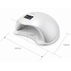 Лампа для манікюру SUN 5 48W led UV гібридна Біла (679864978)