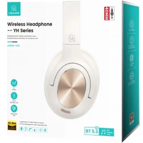 Навушники Usams YH21 Wireless YH Series BT5.3 Beige