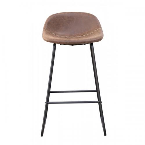 Стілець барний Бостон SDM, металева основа з підніжкою, екокожа висота 71 см Темно-коричневий Стілець барний Бостон SDM, металева основа з підніжкою, екокожа висота 71 см Темно-коричневий