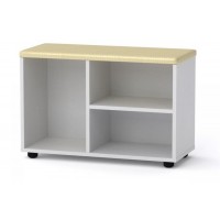 Тумба для взуття Компанит ТО 18 70х30х46,5 см Альба білий Тумба для взуття Компанит ТО 18 70х30х46,5 см Альба білий