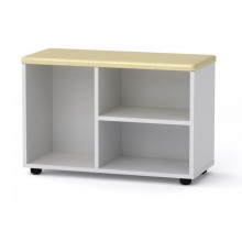 Тумба для взуття Компанит ТО 18 70х30х46,5 см Альба білий