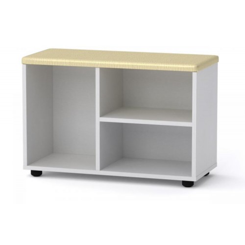 Тумба для взуття Компанит ТО 18 70х30х46,5 см Альба білий Тумба для взуття Компанит ТО 18 70х30х46,5 см Альба білий